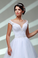 Свадебное платье Ванесса - легкое, удобное, для венчания, простое, непышное, в свадебном салоне Princesse de Paris СПБ
