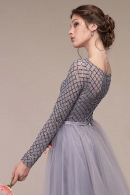 Свадебное платье Ирен - легкое, удобное, для венчания, простое, непышное, для полных, большой размер, на выпускной, на свадьбу, недорого в свадебном салоне Princesse de Paris СПБ