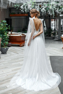 Свадебное платье КОРА boho - легкое, летнее, модное, молодежное, купить недорого в свадебном салоне Princesse de Paris