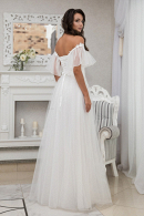 Длинное свадебное платье купить недорого в СПб легкое летнее ПАТРИСИЯ
